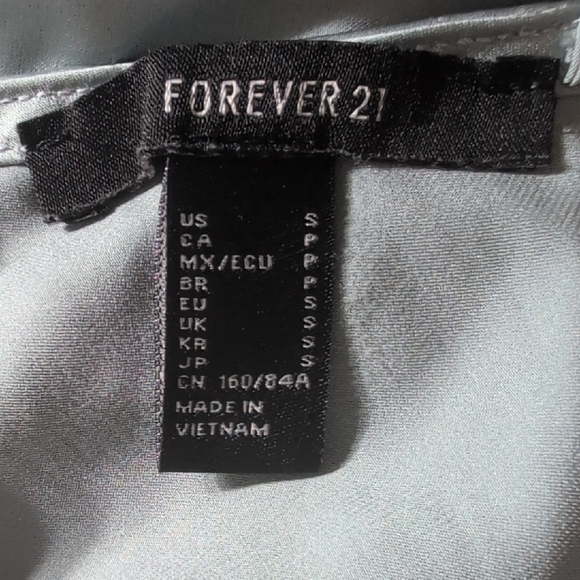 Forever 21 Light Blue Mini Dress - Picture 6 of 7